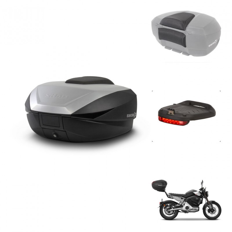 SHAD SH59 trunk + mounting bracket accessories 59L KIT-444204