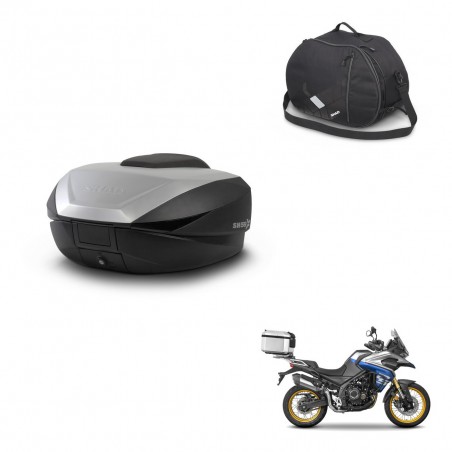 SHAD SH59 trunk + mounting bracket internal bag 59L KIT-444209