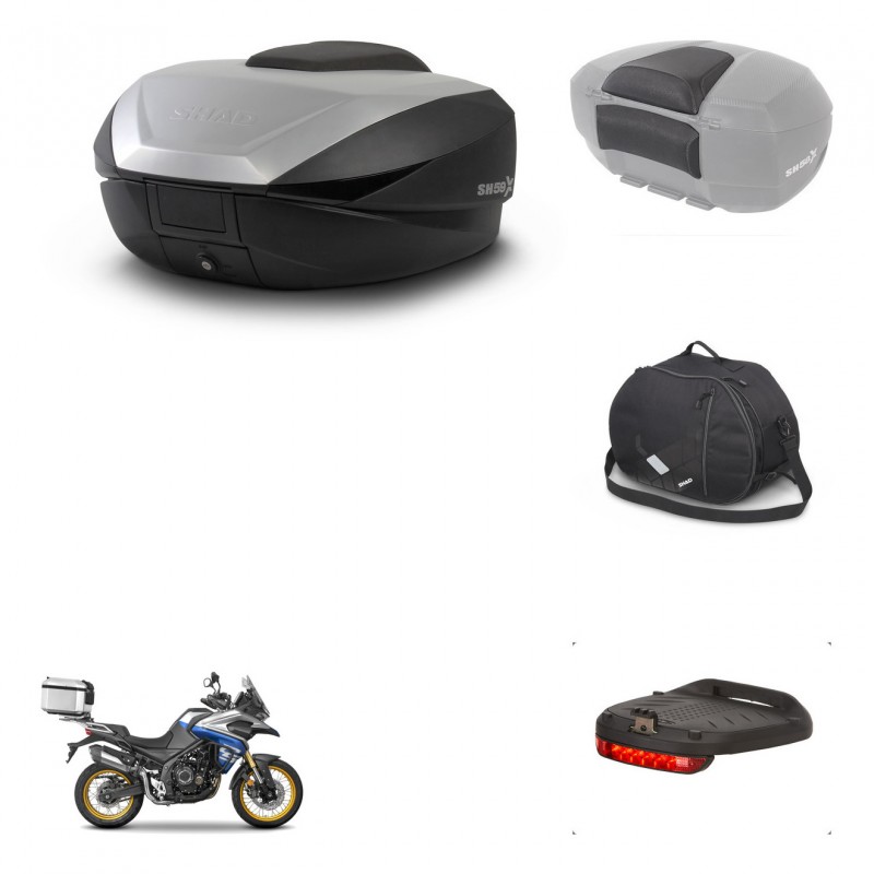 SHAD SH59 trunk + mounting bracket accessories 59L KIT-444214