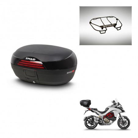 SHAD Baul SH46 + soporte montaje parrilla superior 45 L KIT-444239