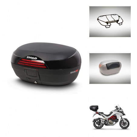 SHAD Baul SH46 + soporte montaje accesorios 45 L KIT-444243