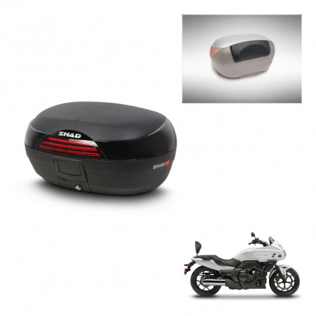 SHAD Trunk SH46 + mounting bracket backrest 45 L KIT-444251