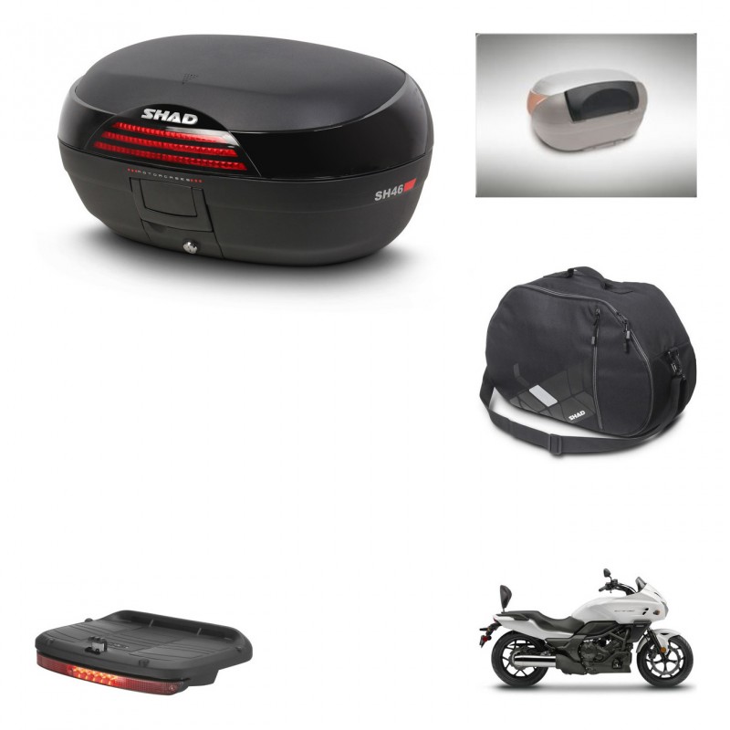 SHAD Baul SH46 + soporte montaje accesorios 45 L KIT-444254