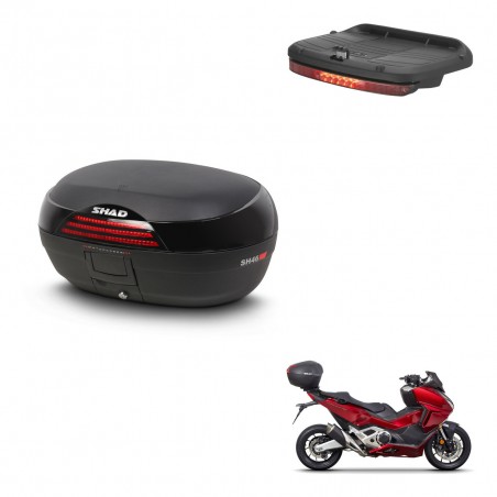 SHAD Baul SH46 + soporte montaje luz de freno 45 L KIT-444264