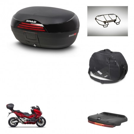 SHAD Baul SH46 + soporte montaje accesorios 45 L KIT-444274