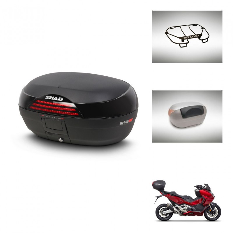 SHAD Baul SH46 + soporte montaje accesorios 45 L KIT-444275
