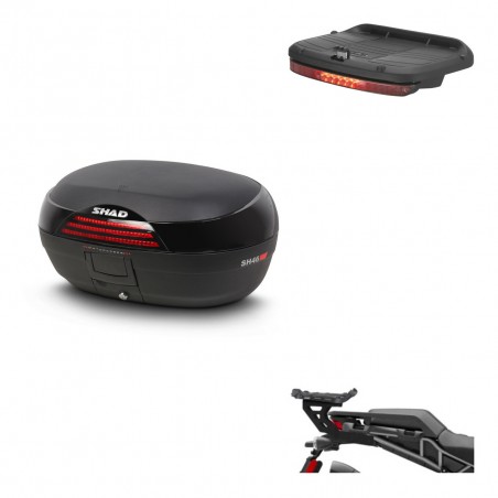 SHAD Trunk SH46 + mounting bracket brake light 45 L KIT-444280