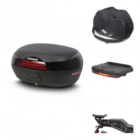SHAD Baul SH46 + soporte montaje accesorios 45 L KIT-444282