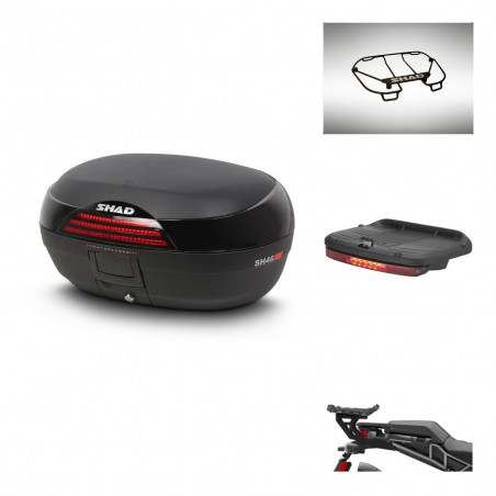 SHAD SH46 trunk + mounting bracket accessories 45 L KIT-444288