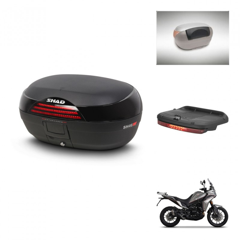 SHAD Baul SH46 + soporte montaje accesorios 45 L KIT-444300