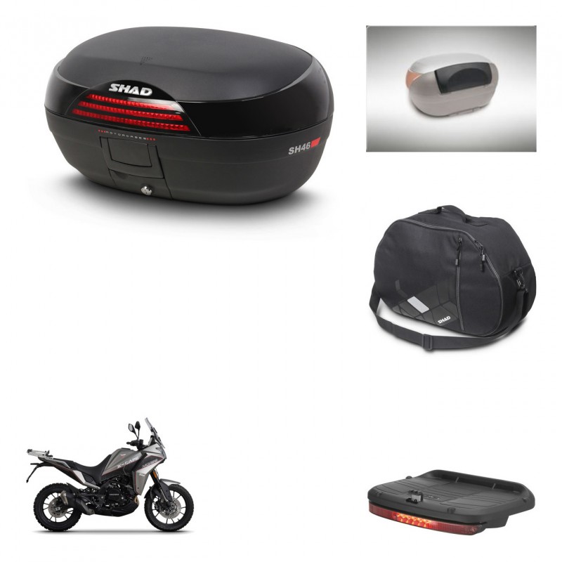 SHAD Baul SH46 + soporte montaje accesorios 45 L KIT-444302
