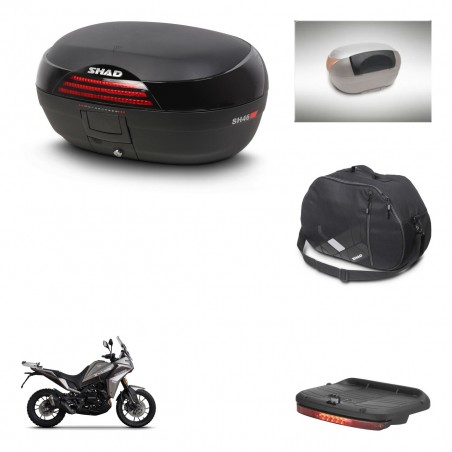 SHAD SH46 trunk + mounting bracket accessories 45 L KIT-444302