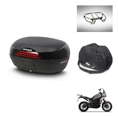 SHAD SH46 trunk + mounting bracket accessories 45 L KIT-444305