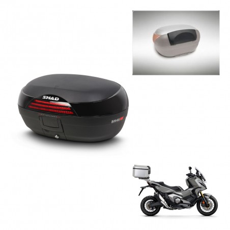 SHAD Trunk SH46 + mounting bracket backrest 45 L KIT-444315