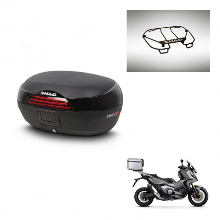 SHAD Baul SH46 + soporte montaje parrilla superior 45 L KIT-444319