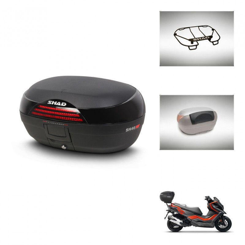 SHAD Baul SH46 + soporte montaje accesorios 45 L KIT-444339