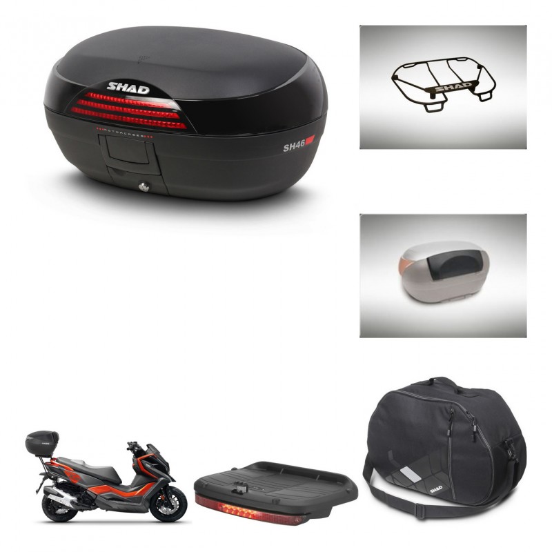SHAD Baul SH46 + soporte montaje accesorios 45 L KIT-444342
