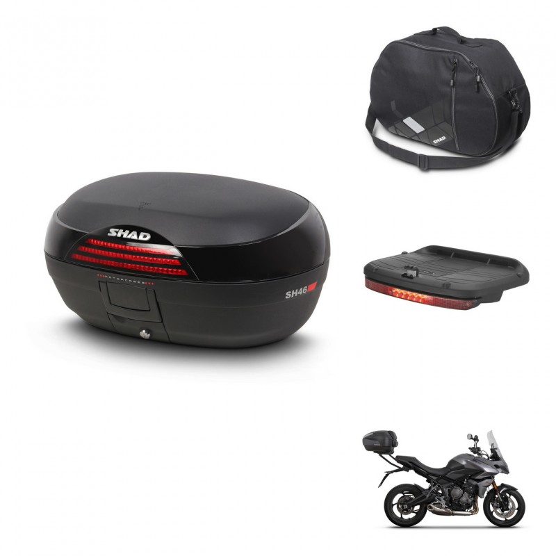 SHAD Baul SH46 + soporte montaje accesorios 45 L KIT-444394