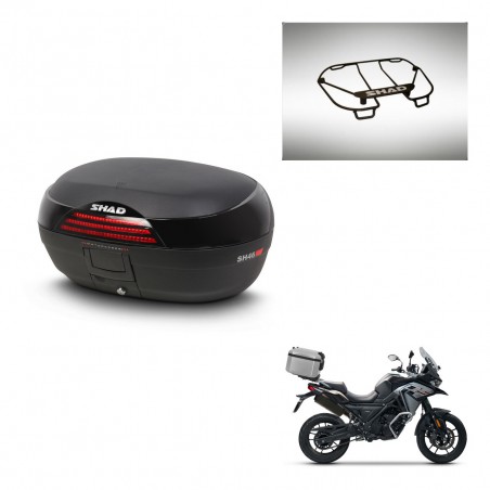 SHAD Baul SH46 + soporte montaje parrilla superior 45 L KIT-444415