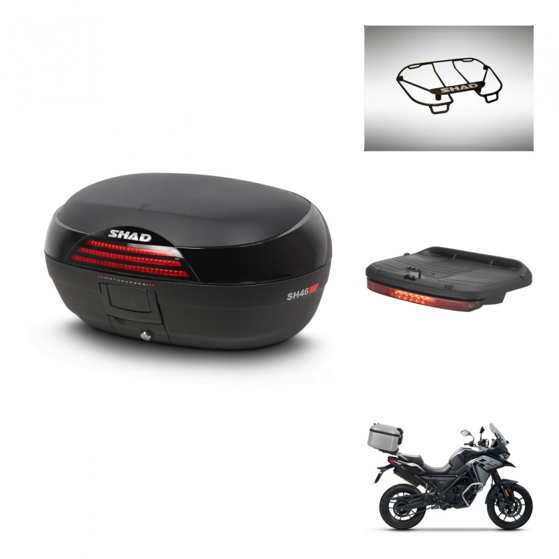 SHAD Baul SH46 + soporte montaje accesorios 45 L KIT-444416