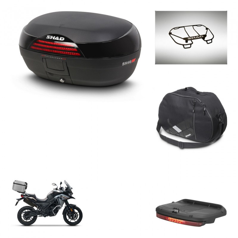 SHAD Baul SH46 + soporte montaje accesorios 45 L KIT-444418