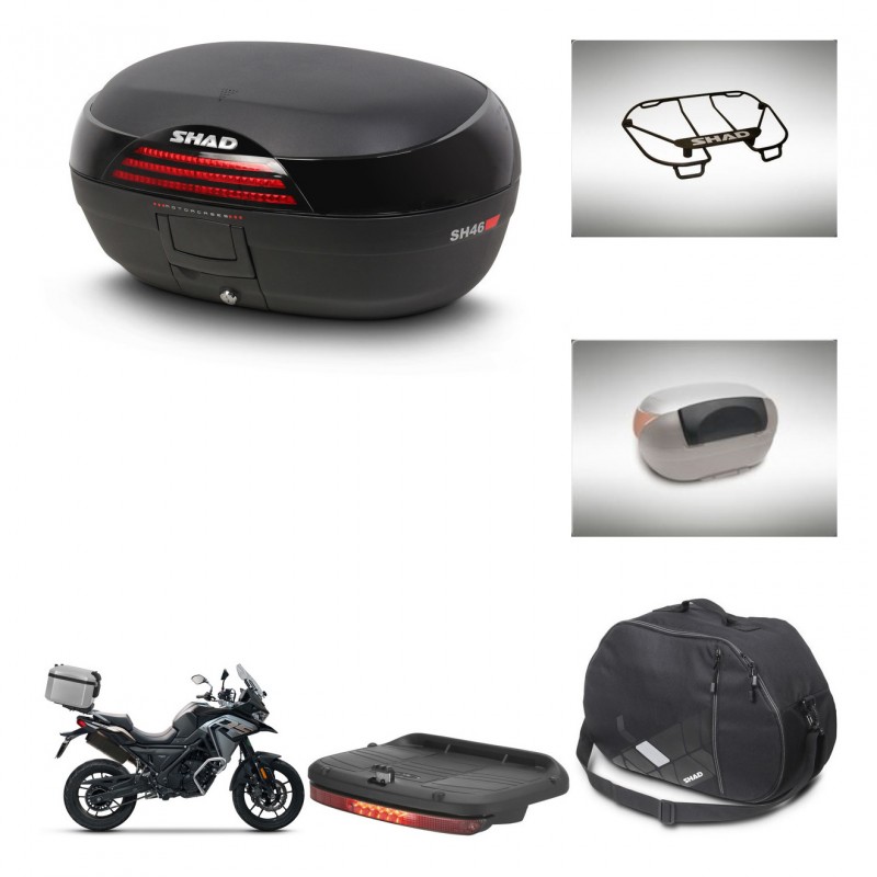 SHAD Baul SH46 + soporte montaje accesorios 45 L KIT-444422
