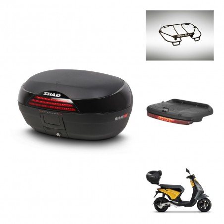 SHAD Baul SH46 + soporte montaje accesorios 45 L KIT-444432