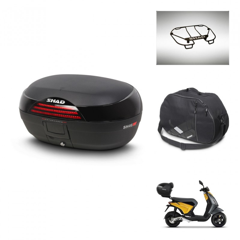 SHAD Baul SH46 + soporte montaje accesorios 45 L KIT-444433