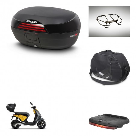 SHAD Baul SH46 + soporte montaje accesorios 45 L KIT-444434