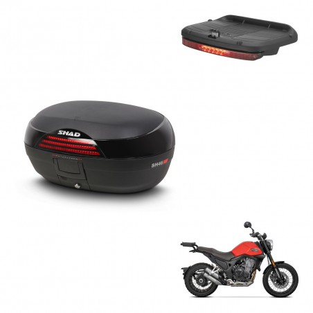 SHAD Trunk SH46 + mounting bracket brake light 45 L KIT-444472