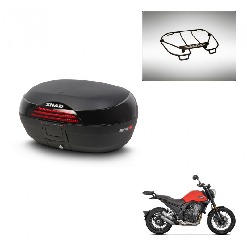 SHAD Baul SH46 + soporte montaje parrilla superior 45 L KIT-444479