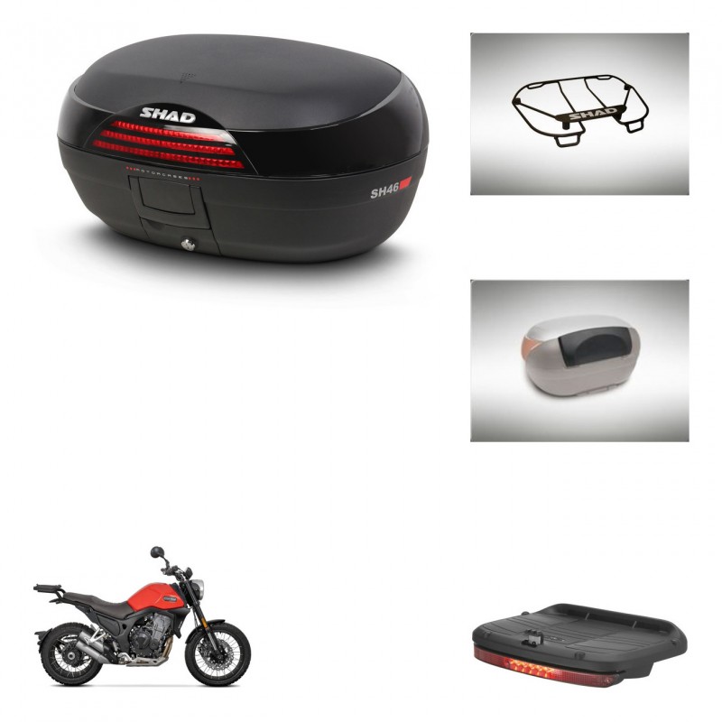 SHAD Baul SH46 + soporte montaje accesorios 45 L KIT-444484