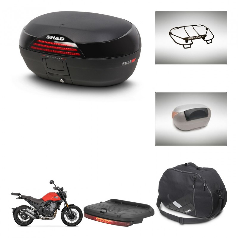 SHAD Baul SH46 + soporte montaje accesorios 45 L KIT-444486