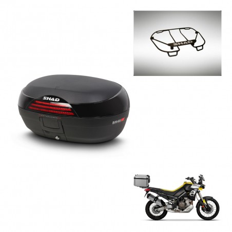 SHAD Baul SH46 + soporte montaje parrilla superior 45 L KIT-444495