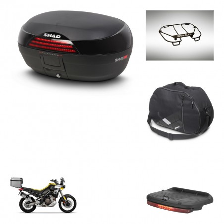 SHAD Baul SH46 + soporte montaje accesorios 45 L KIT-444498