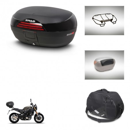 SHAD Baul SH46 + soporte montaje accesorios 45 L KIT-444517