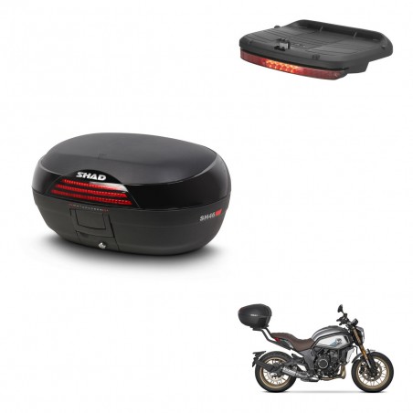 SHAD Baul SH46 + soporte montaje luz de freno 45 L KIT-444520