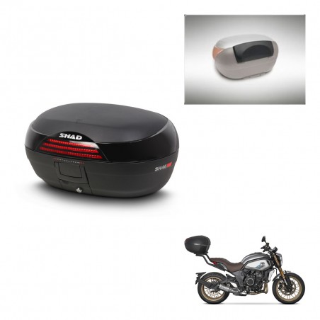 SHAD Trunk SH46 + mounting bracket backrest 45 L KIT-444523