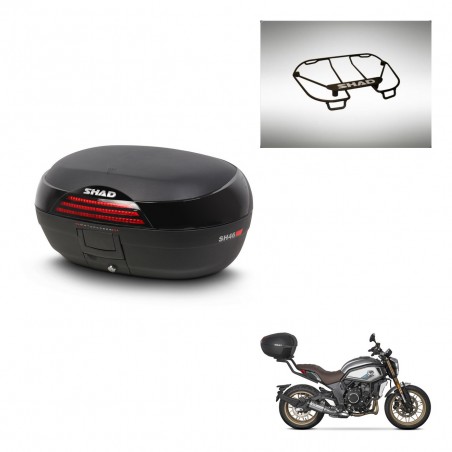 SHAD Baul SH46 + soporte montaje parrilla superior 45 L KIT-444527