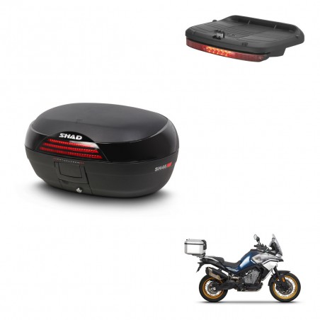 SHAD Trunk SH46 + mounting bracket brake light 45 L KIT-444536