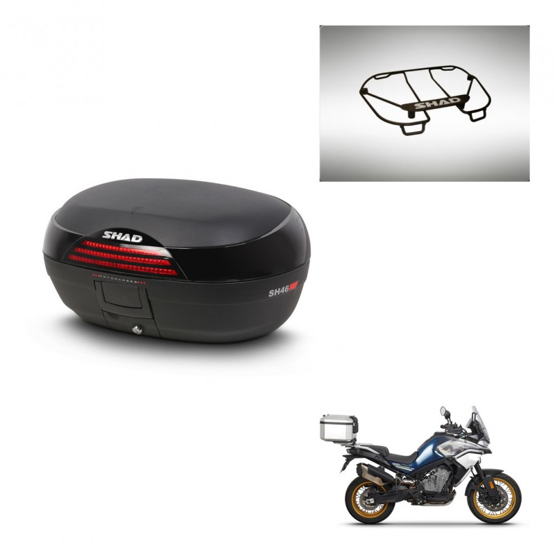 SHAD Baul SH46 + soporte montaje parrilla superior 45 L KIT-444543
