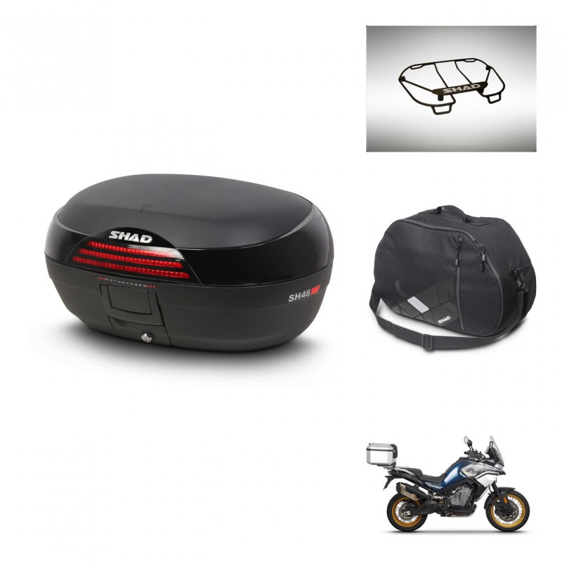 SHAD SH46 trunk + mounting bracket accessories 45 L KIT-444545