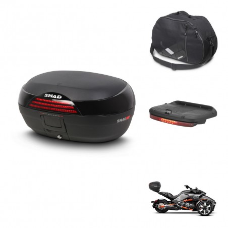 SHAD Baul SH46 + soporte montaje accesorios 45 L KIT-444554