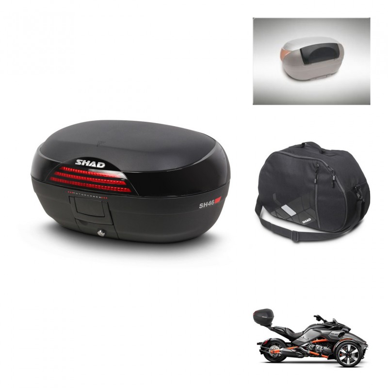 SHAD Baul SH46 + soporte montaje accesorios 45 L KIT-444557