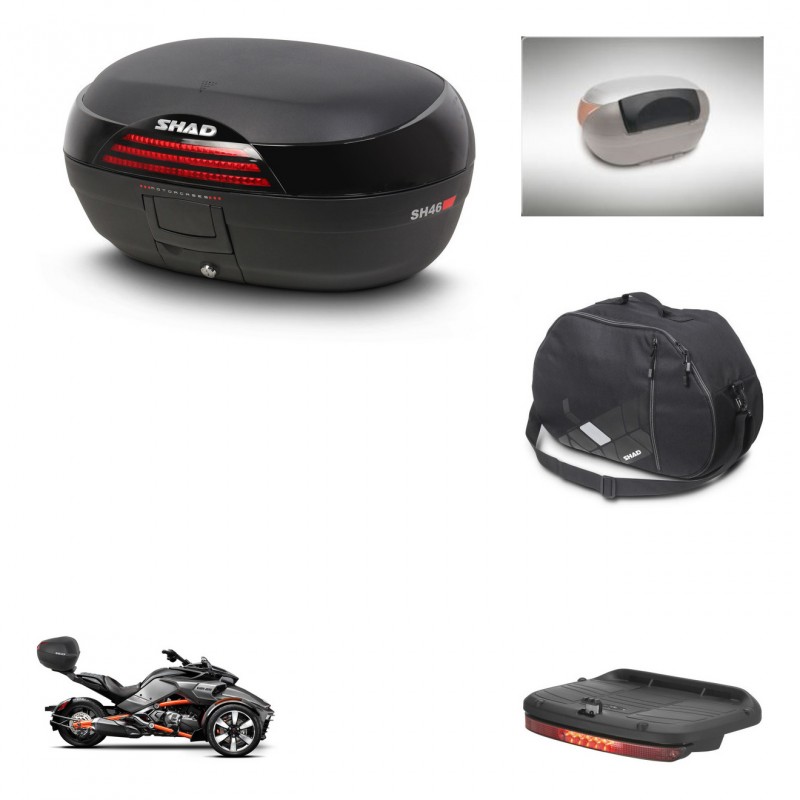 SHAD Baul SH46 + soporte montaje accesorios 45 L KIT-444558
