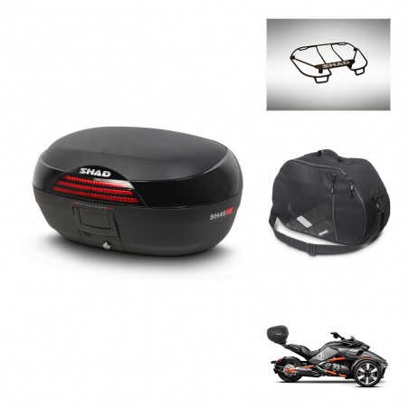 SHAD Baul SH46 + soporte montaje accesorios 45 L KIT-444561