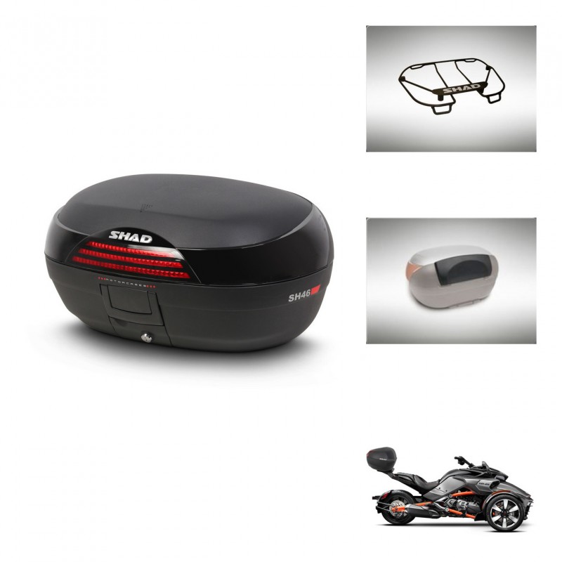 SHAD Baul SH46 + soporte montaje accesorios 45 L KIT-444563