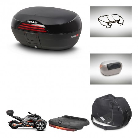 SHAD Baul SH46 + soporte montaje accesorios 45 L KIT-444566