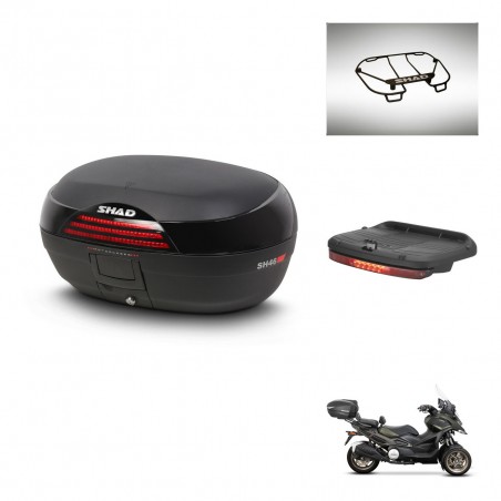 SHAD Baul SH46 + soporte montaje accesorios 45 L KIT-444576
