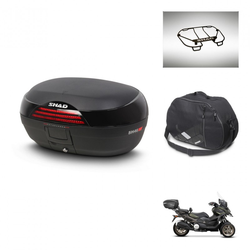 SHAD SH46 trunk + mounting bracket accessories 45 L KIT-444577